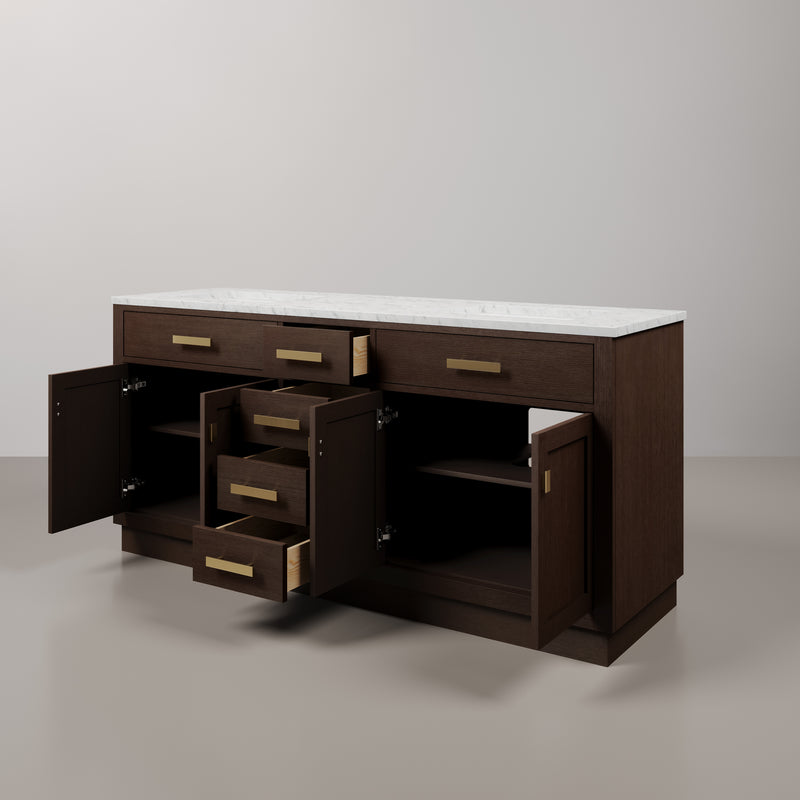 CH72CW vanity Brown Oak