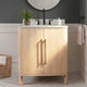 CI30EM08TL - Cirilla 30 In. Single Sink Pre-Assembled Transitional Style Bathroom Vanity With 3/4" White Engineered Marble Countertop