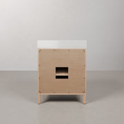 CI30EM08TL - Cirilla 30 In. Single Sink Pre-Assembled Transitional Style Bathroom Vanity With 3/4" White Engineered Marble Countertop