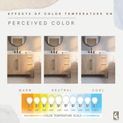 CI48EM08TL - Cirilla 48 In. Single Sink Pre-Assembled Transitional Style Bathroom Vanity With 3/4" White Engineered Marble Countertop