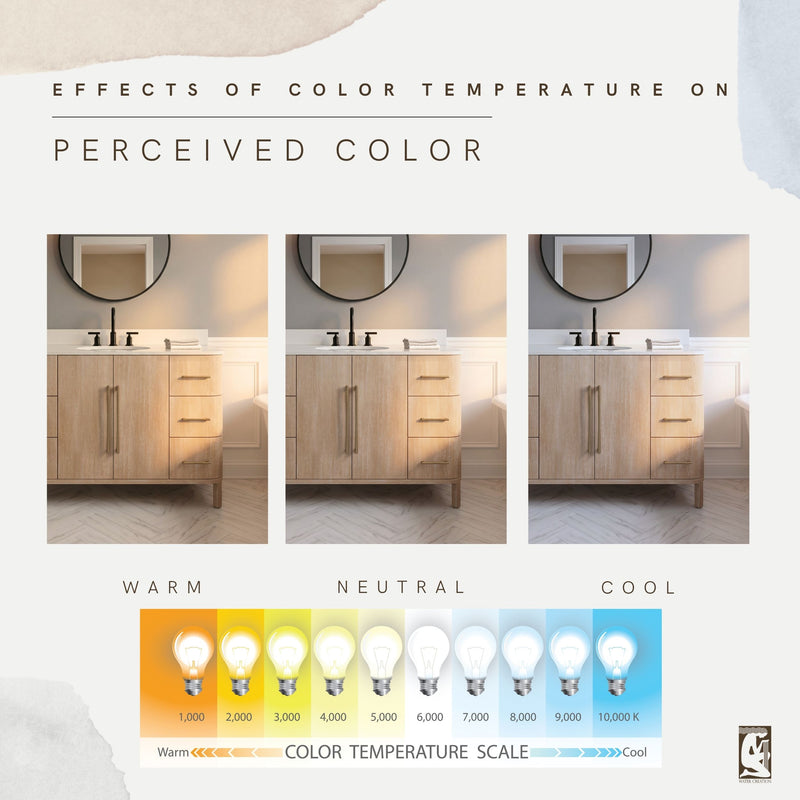 CI48EM08TL - Cirilla 48 In. Single Sink Pre-Assembled Transitional Style Bathroom Vanity With 3/4" White Engineered Marble Countertop