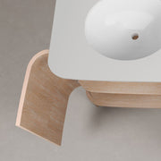 CI72EM08TL - Cirilla 72 In. Double Sinks Pre-Assembled Transitional Style Bathroom Vanity With 3/4" White Engineered Marble Countertop