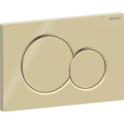 Geberit Sigma01 Dual Flush Actuator Plate - Brass