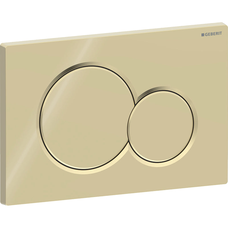 Geberit Sigma01 Dual Flush Actuator Plate - Brass