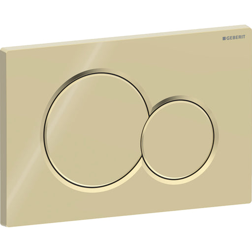 Geberit Sigma01 Dual Flush Actuator Plate - Brass