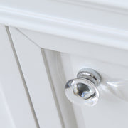 DE24CW01PW - Derby 24 In. Single Sink Pre-Assembled Traditional Style Bathroom Vanity with 1" Carrara White Marble Top