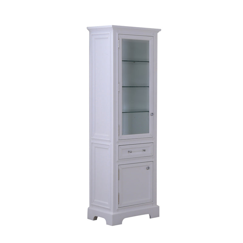 DERBY-LC-W - Derby Free Standing Linen Cabinet