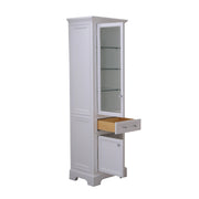 DERBY-LC-W - Derby Free Standing Linen Cabinet