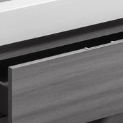 Kube Bath FMB40-VAG Bliss 40" Vulcan Ash Grey Free Standing Single Sink Bathroom Vanity with Reinforced Acrylic Composite Top - view 7