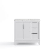 EL36CW vanity Pure White
