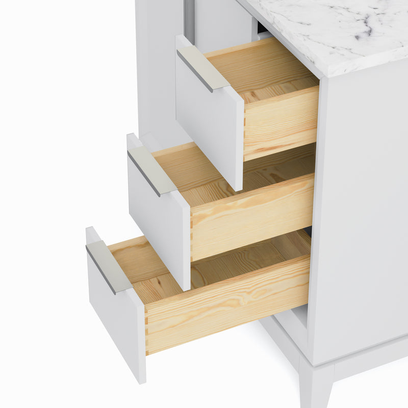 EL36CW vanity Pure White