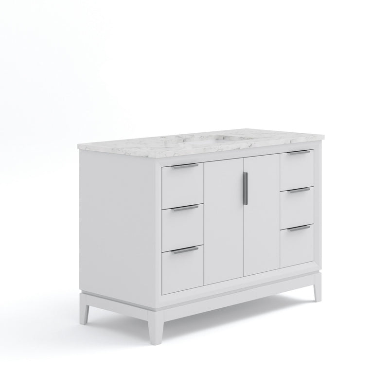 EL48CW vanity Pure White