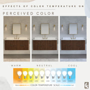 EU48EM00TO - Eureka 48 In. Single Rectangle Sink Floating Bathroom Vanity with Engineered Marble Top in Truffle Oak