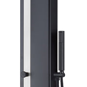 PULSE ShowerSpas 1060MB-SSB-1.8GPM Eclipse 8-in Rain Showerhead ShowerSpa with 4-Body Jets and Handshower in Brushed Stainless Steel and Matte Black, 1.8 GPM - view 3