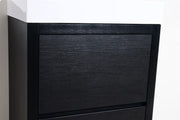 Kube Bath FMB24-BK Bliss 24" Black Free Standing Single Sink Bathroom Vanity with Reinforced Acrylic Composite Top - view 3