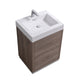 Kube Bath FMB24-BTN Bliss 24" Butternut Free Standing Single Sink Bathroom Vanity with Reinforced Acrylic Composite Top