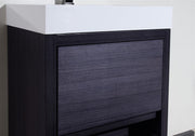 Kube Bath FMB24-GO Bliss 24" Gray Oak Free Standing Single Sink Bathroom Vanity with Reinforced Acrylic Composite Top - view 4