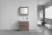 Kube Bath FMB30-BTN Bliss 30" Butternut Free Standing Single Sink Bathroom Vanity with Reinforced Acrylic Composite Top - view 3