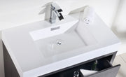 Kube Bath FMB36-GO Bliss 36" Gray Oak Free Standing Single Sink Bathroom Vanity with Reinforced Acrylic Composite Top - view 6