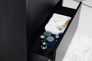 Kube Bath FMB40-BK Bliss 40" Black Free Standing Single Sink Bathroom Vanity with Reinforced Acrylic Composite Top - view 5