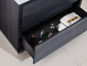 Kube Bath FMB40-GO Bliss 40" Gray Oak Free Standing Single Sink Bathroom Vanity with Reinforced Acrylic Composite Top - view 6