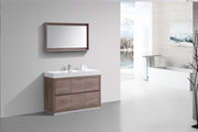 Kube Bath FMB48-BTN Bliss 48" Butternut Free Standing Single Sink Bathroom Vanity with Reinforced Acrylic Composite Top - view 3