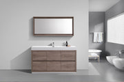 Kube Bath FMB60S-BTN Bliss 60" Butternut Free Standing Single Sink Bathroom Vanity with Reinforced Acrylic Composite Top - view 3