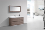 Kube Bath FMB60S-BTN Bliss 60" Butternut Free Standing Single Sink Bathroom Vanity with Reinforced Acrylic Composite Top - view 2