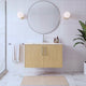 Cutler FV BK NATURA30 Bekka 30" Wall Mount Single Sink Cultured Marble Top Modern Bathroom Vanity - Natura