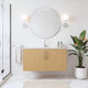 Cutler FV BK NATURA36 Bekka 36" Wall Mount Single Sink Cultured Marble Top Modern Bathroom Vanity - Natura