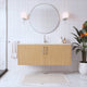 Cutler FV BK NATURA48 Bekka 48" Wall Mount Single Sink Cultured Marble Top Modern Bathroom Vanity - Natura