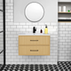 Cutler FV CAS NATURA30 Cassidy 30" Single Sink Wall Mount Cultured Marble Top Bathroom Vanity - Natura