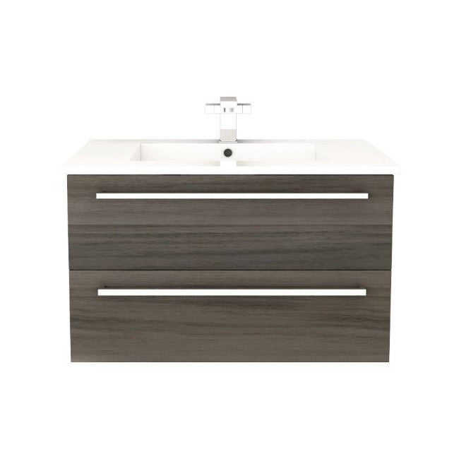 Cutler FV ZAMBUKKA30 Silhouette 30" Single Sink Wall Mount Cultured Marble Top Bathroom Vanity - Zambukka