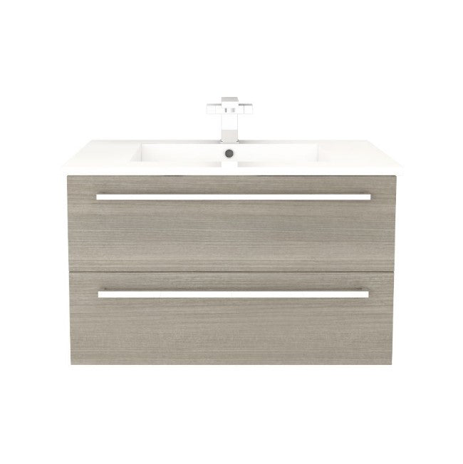 Cutler FV ARIA30 Silhouette 30" Single Sink Wall Mount Cultured Marble Top Bathroom Vanity - Aria