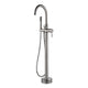 PULSE ShowerSpas 3021-FSTF-BN Highflow Freestanding Tub Filler with Swivel Spout and Handshower in Brushed Nickel