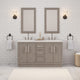 Water Creation HU60CW Hugo 60 In. Double Sink Bathroom Vanity
