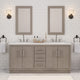 Water Creation HU72CW Hugo 72 In. Double Sink Bathroom Vanity