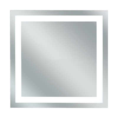 Afina IL-2424-S Illume 24" W x 24" H Square LED Backlit Bathroom Mirror with Dimmer and Auto-Defogger