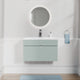 Cutler FV LF CGREY30 Loft 30" Wall Mount Single Sink Cultured Marble Top Bathroom Vanity - Canadian Grey