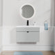 Cutler FV LF CGREY24 Loft 24" Wall Mount Single Sink Cultured Marble Top Bathroom Vanity - Canadian Grey