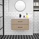 Cutler FV CAS FLAVIA30 Cassidy 30" Single Sink Wall Mount Cultured Marble Top Bathroom Vanity - Flavia