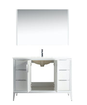 Kube Bath KD9948-GW Divani 48" Gloss White Free Standing Single Sink Bathroom Vanity with White Quartz Top - view 4