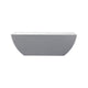 Kube Bath KFST2159 Contemporanea 59" White Freestanding Bathtub