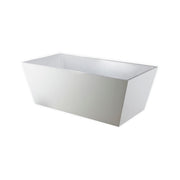Kube Bath KFST5059 Squadra 59" White Freestanding Bathtub