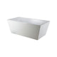 Kube Bath KFST5063 Squadra 63" White Freestanding Bathtub