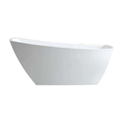 Kube Bath KFST7867 Solato 67" White Freestanding Bathtub