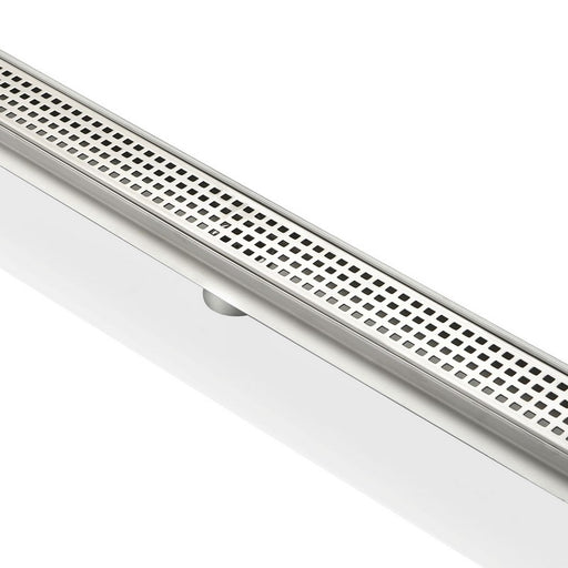 Kube Bath KLD48PIXEL 47.25" Linear Shower Drain with Pixel Grate