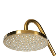 PULSE ShowerSpas 1011-BG-1.8GPM Kauai 8-in Rain Showerhead Shower System with Slide Bar and Integrated Soap Dish in Brushed Gold, 1.8 GPM - view 2