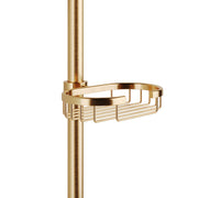 PULSE ShowerSpas 1011-BG-1.8GPM Kauai 8-in Rain Showerhead Shower System with Slide Bar and Integrated Soap Dish in Brushed Gold, 1.8 GPM - view 3