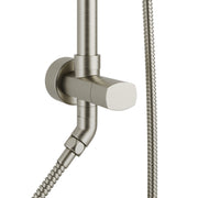 PULSE ShowerSpas 1011-BN-1.8GPM Kauai 8-in Rain Showerhead Shower System with Slide Bar and Integrated Soap Dish in Brushed Nickel, 1.8 GPM - view 5